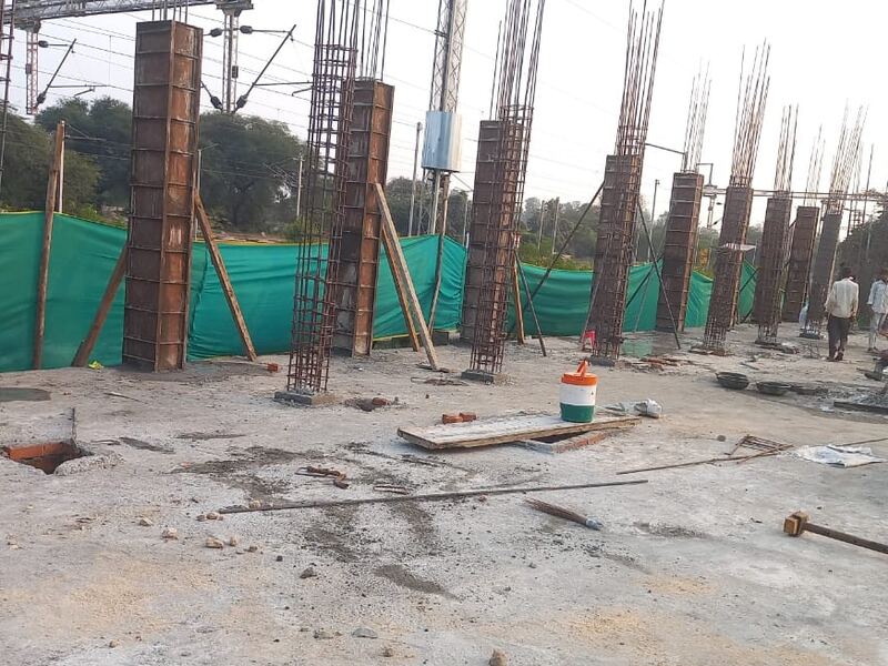 Site photograph from Western Railway Champaner Station